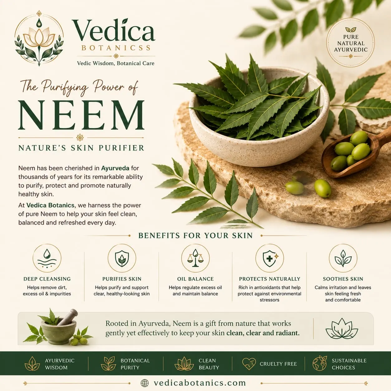 The Purifying Power of Neem by Vedica Botanics