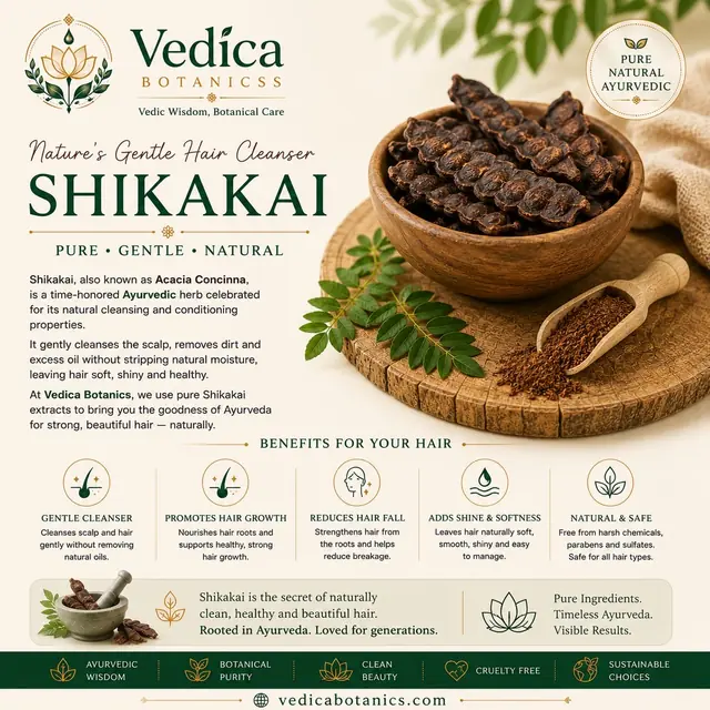 Shikakai Gentle Hair Wash Vedica Botanics